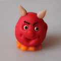 Krampusz - mini fej